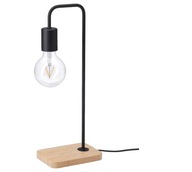 IKEA TVARHAND Stolná lampa čierna/bambus