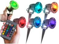 6x VONKAJŠIE SVETLO STROMOV A KROV OSVETLENIE RGB LED ŽIAROVKA