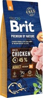 Krmivo Brit Premium By Nature ADULT Medium M 3 kg pre psov stredných plemien