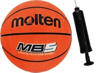 SILNÁ BASKETBALOVÁ ZNAČKA MOLTEN MB5 veľkosť 5 + PUMP