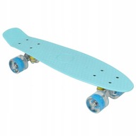 PLASTOVÝ SKATEBOARD 22 palcov ENERO BLUE LED