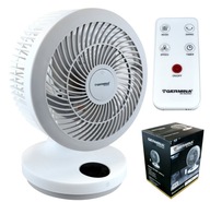 EFEKTÍVNY 50W stolný ventilátor s diaľkovým ovládaním, biely