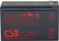 CSB UPS12580 F2 batéria 12V 580W-5min Faston 6,3mm