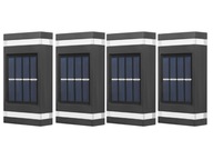 4x Kinkiet Solarny LED Ozdobny +Czujnik Zmierzchu