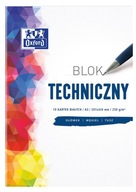 Školský blok STUFF FOR ART TECHNICKÝ BLOK OXFORD A3 10K 250G - BIELY