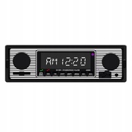 1 Din Car Stereo Bluetooth MP3 Audio Retro Rádio