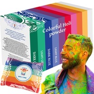 Colorful Holi Powder Festival Event 10 farieb 10x100g XL Set