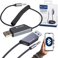 BLUETOOTH 5.3 VYSIELAČ AUDIOVÝ ADAPTÉR AUDIO PRIJÍMAČ NA AUX USB