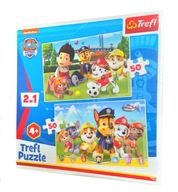 PAW Patrol Heroes puzzle 2v1 TREFL 2 x 50 ks.