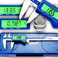 ACCURATE Digitálne elektronické posuvné meradlo 150 mm DASQUA Kalibračný certifikát