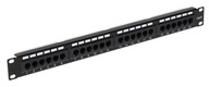 Patch panel kat. 6, 24 ks portov pre RAC skrinku