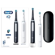 Magnetická zubná kefka Oral-B iO4 DuoPack BLK/WHT