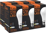 E27 LED žiarovka 12W A60 1160lm silná, nebliká WW