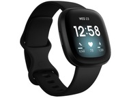 Inteligentné GPS hodinky FITBIT Versa 3 v čiernej farbe