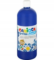 CARIOCA temperová farba na plagát 1000 ml námornícka modrá