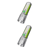 2 sady LED baterky Prenosná baterka