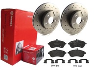 BREMBO PREDNÉ KOTÚČE, DESTIČKY, MERCEDES C W204, 295MM