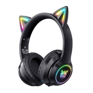 Bezdrôtové bluetooth 5.0 herné slúchadlá čierne RGB ONIKUMA B90