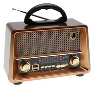 Retro rádio PRENOSNÝ SOLAR Bluetooth reproduktor Solar USB MP3 TF 4320