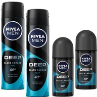 NIVEA Men Deep Beat Antiperspirant Set 4 ks