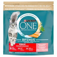 Sterilizované suché krmivo pre mačky Purina ONE Sterilcat Losos 1,5 kg