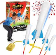Hra Stomp Rocket Glow s penovým raketometom