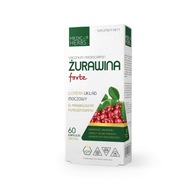 Medica Herbs CRANBERRIES FORTE 9500 mg KONCENTRÁT zdravé srdce a močový systém