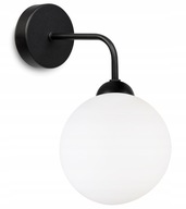 Elegantná nástenná LED lampa Modern Sphere v bielej farbe