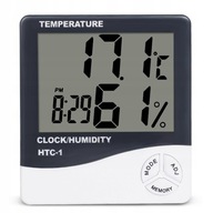 DIGITÁLNY TEPLOMER HYGROMETER HODINY METEOSTANICE