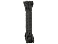 Paracord 4 mm 15,24 metra, čierny