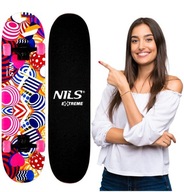 FAREBNÝ MLADÝ RUŽOVÝ NILS SKATEBOARD