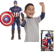 Hasbro Captain America pohyblivá akčná figúrka zvuk 30 cm