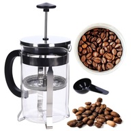 Nálevník Na kávu Čaj FRENCH PRESS GLASS 0,8