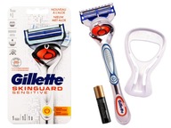 GILLETTE SKINGUARD SENSITIVE FLEXBALL 1UP BATÉRIOVÁ holiaca žiletka