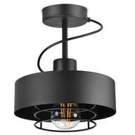 Stropné svietidlo kovové Black LOFT EDISON