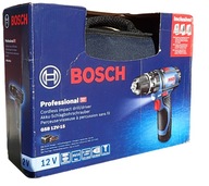 Bosch GSB 12V-15 - Skrutkovač 2x 2,0Ah + 39 bitov