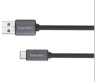 Kábel USB A 3.0/USB C, 50 cm Kruger&Matz