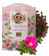 Basilur ROSE FANTASY zelený čaj s RUŽOU - 100g