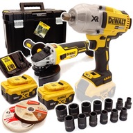 Uhlová brúska DEWALT Rázový kľúč DCF899P2 DCG405 18V 2x5Ah 1625Nm XR