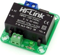 12V napájací modul s HLK-PM12, DIY, AVT5785/12V B