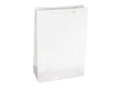 Biela laminovaná taška, fóliované tašky, A4, 10 ks