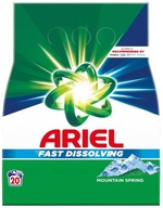 Ariel Prací prášok na biele a svetlé látky Mountain Spring 1,1 kg