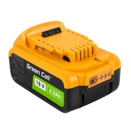 Zelená batéria pre systémovú batériu DeWalt XR 18V ​​DCB182 18V 4Ah