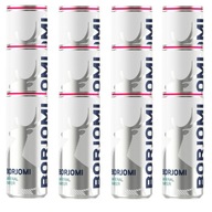 12x prírodná voda Borjomi, 330 ml plechovka