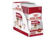 Royal Canin Medium Adult mokré krmivo 10x140g