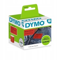 DYMO LW štítky červené 54x101mm 2133399 99014