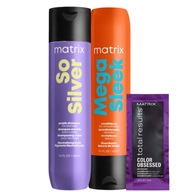 Matrix Set So Silver + Mega Sleek: šampón, kondicionér 300ml + ZDARMA