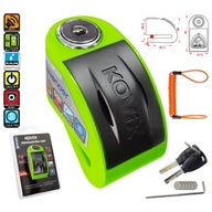 KOVIX KT6 DISC LOCK fluo green ALARM 120dB