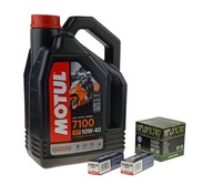 Olej Motul 7100 Olejový filter Zapaľovacie sviečky SUZUKI VL800 C800 C50 VOLUSIA