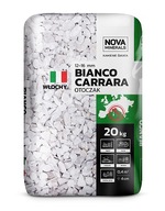 Biele kamienky BIANCO CARRARA (12-16) 20 kg vrece